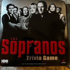 HBO The Sopranos Trivia Game - Black and Red